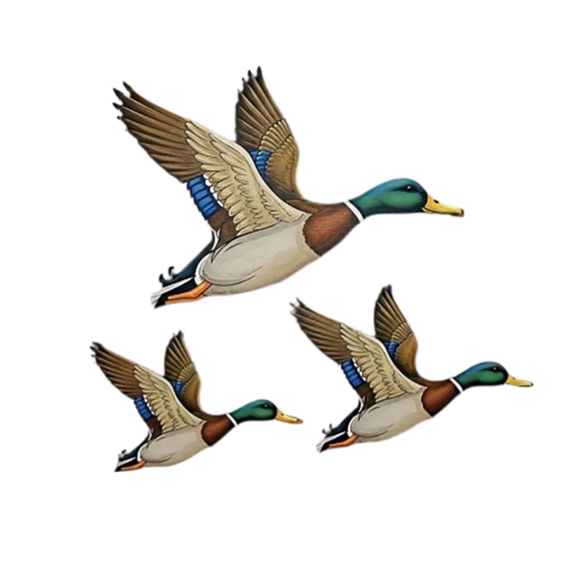 Resin Art With Wood - 3Pcs Wild Duck Wall Arts Unique