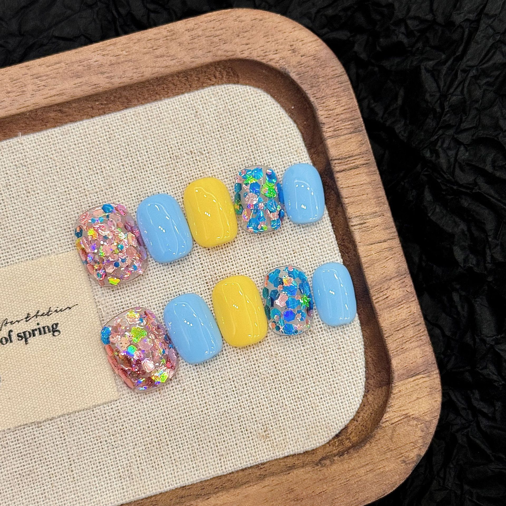 Resin Art Glitter - 10pcs Korean Style Shiny Sequins Press