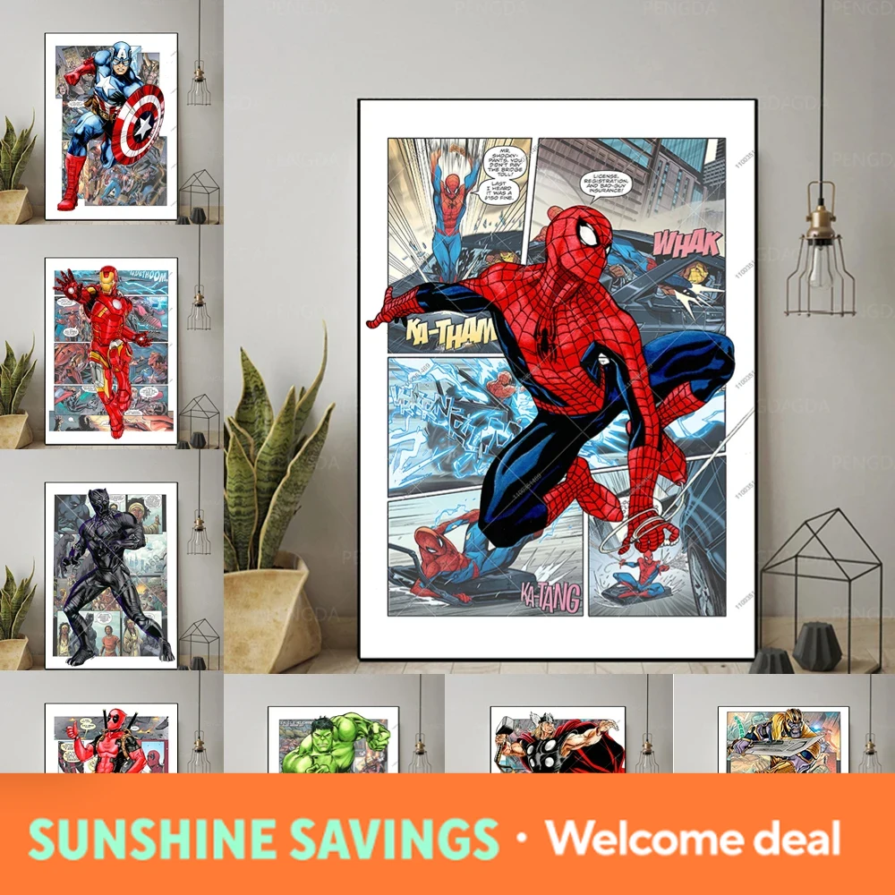 Resin Art For Kids - new Marvel Movie Avengers Wall Art
