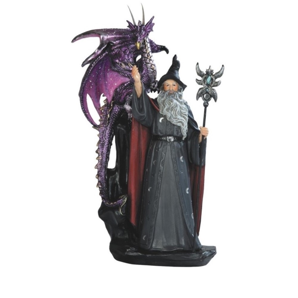 Fantasy-Themed 11-Inch Wizard  - đánh giá và giá Resin Art Home Decor