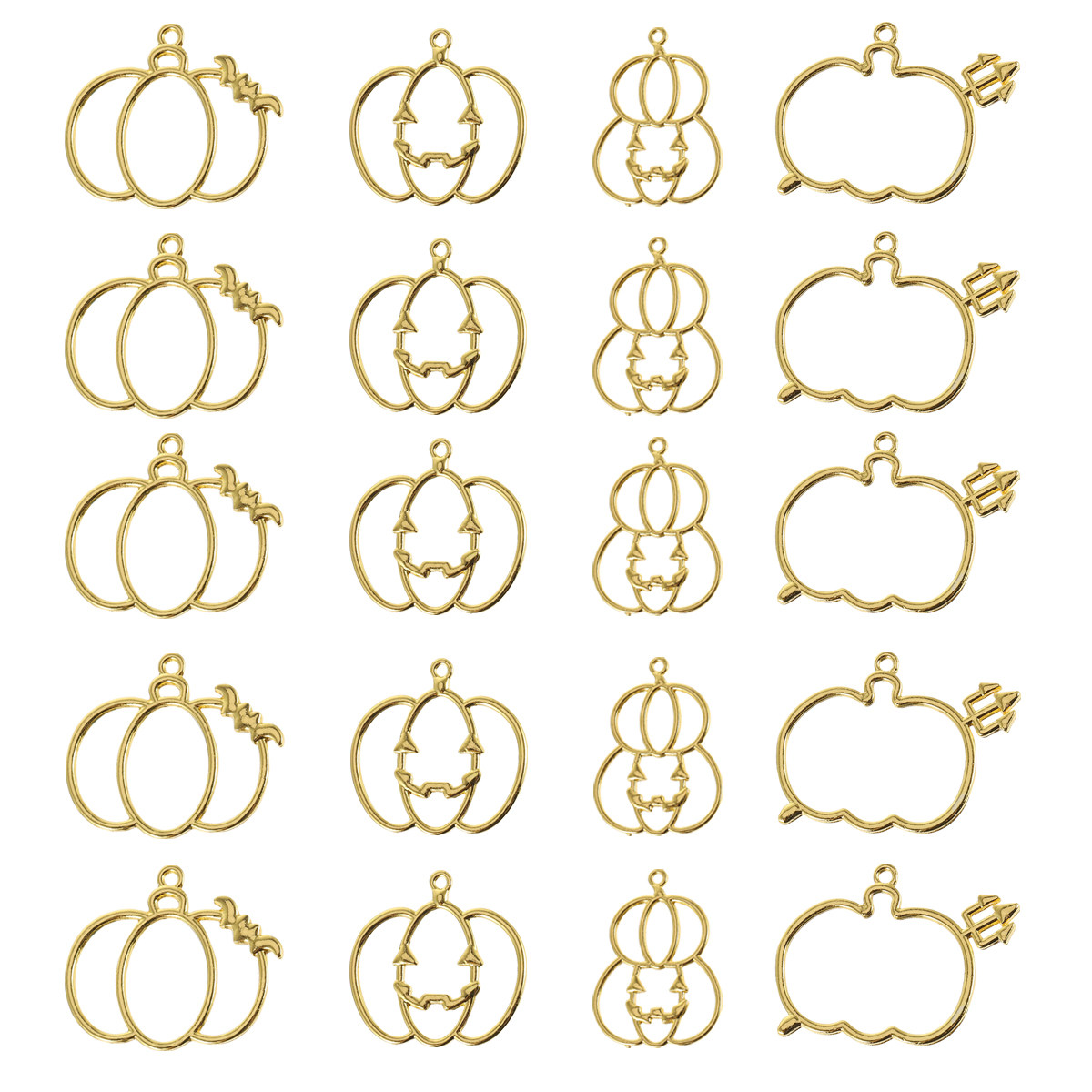 20Pcs DIY Pumpkin Resin Pendan - đánh giá và giá Resin Art Diy