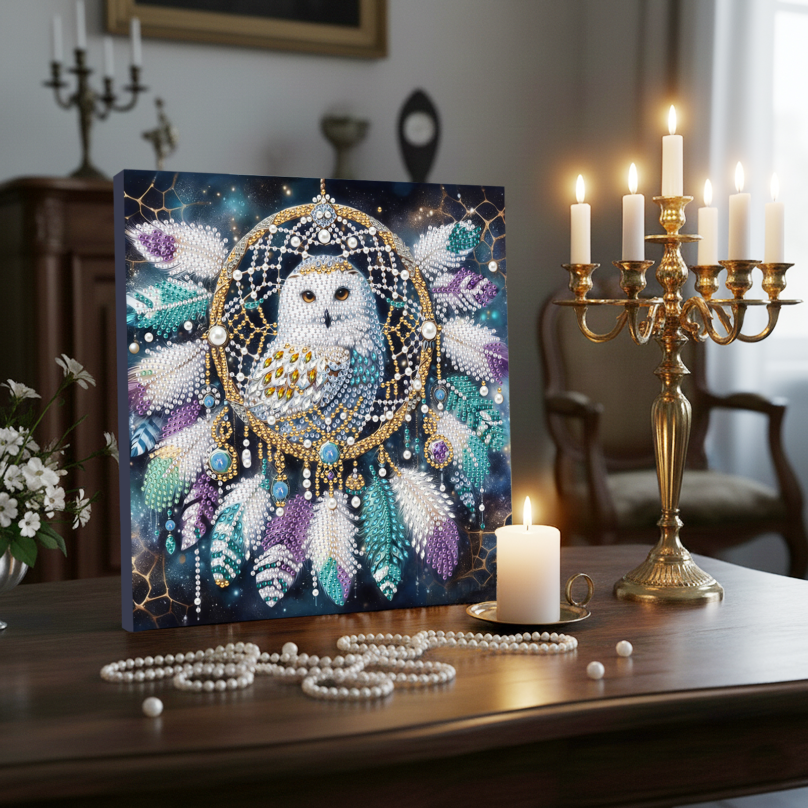 Diamond Dots Pearl Gem Paintin - đánh giá và giá Resin Art Frame