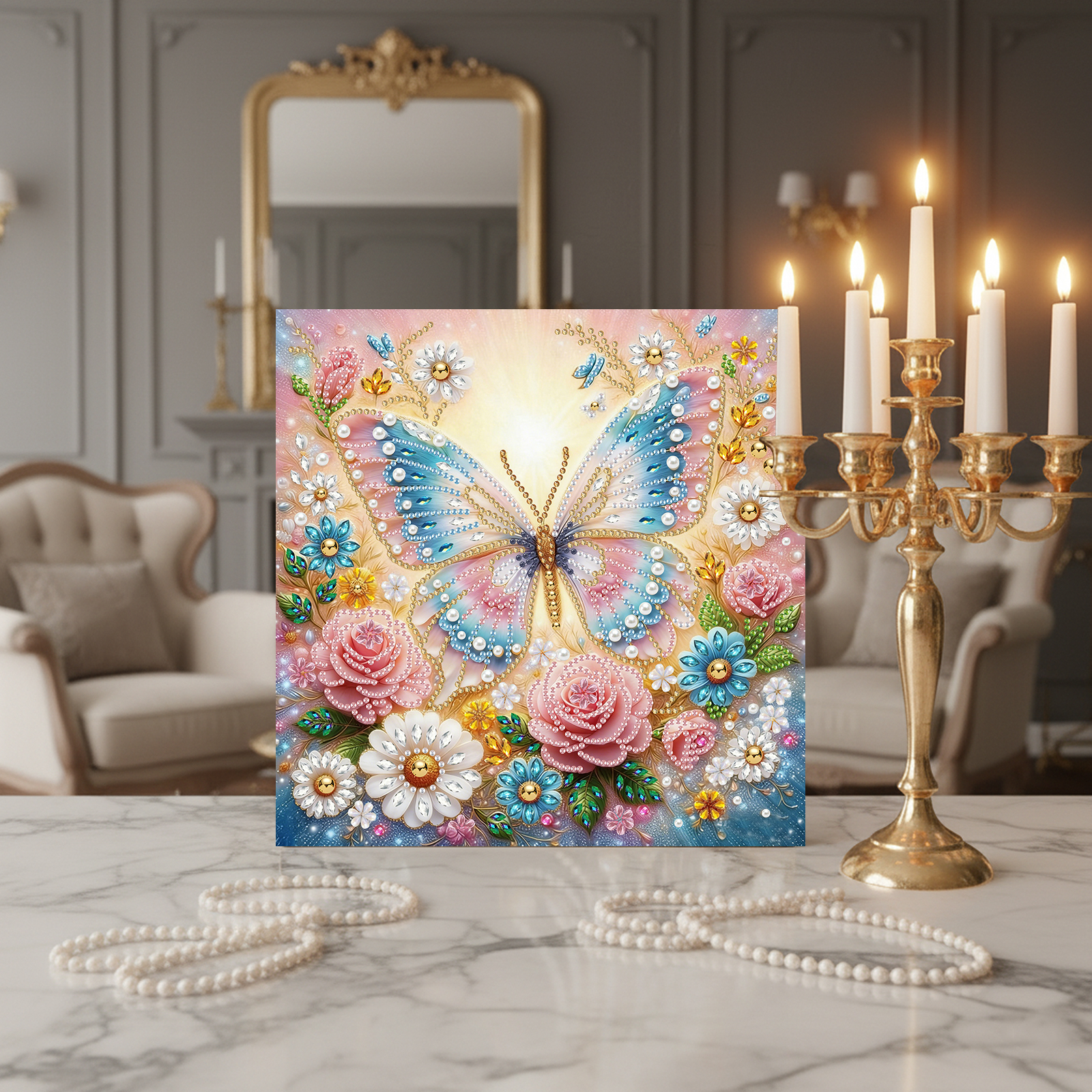 Diamond Dots Pearl Gem Paintin - đánh giá và giá Resin Art Frame