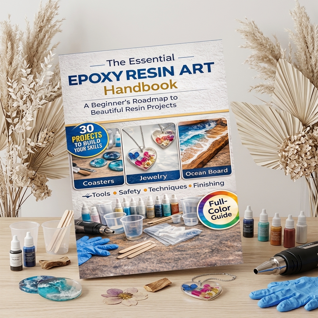 Epoxy Resin Art Handbook Begin - đánh giá và giá Resin Art Guide Free