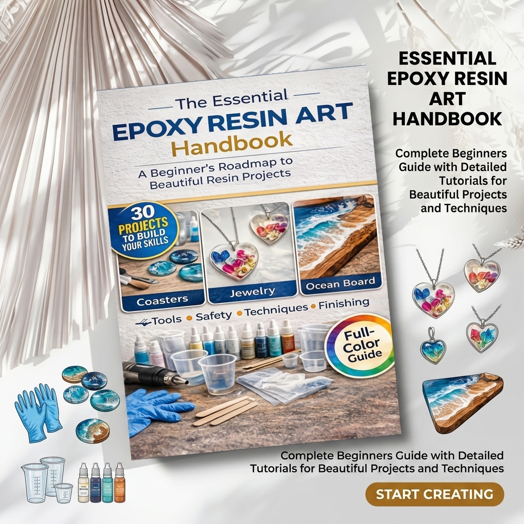 Epoxy Resin Art Handbook Begin - đánh giá và giá Resin Art Guide Free