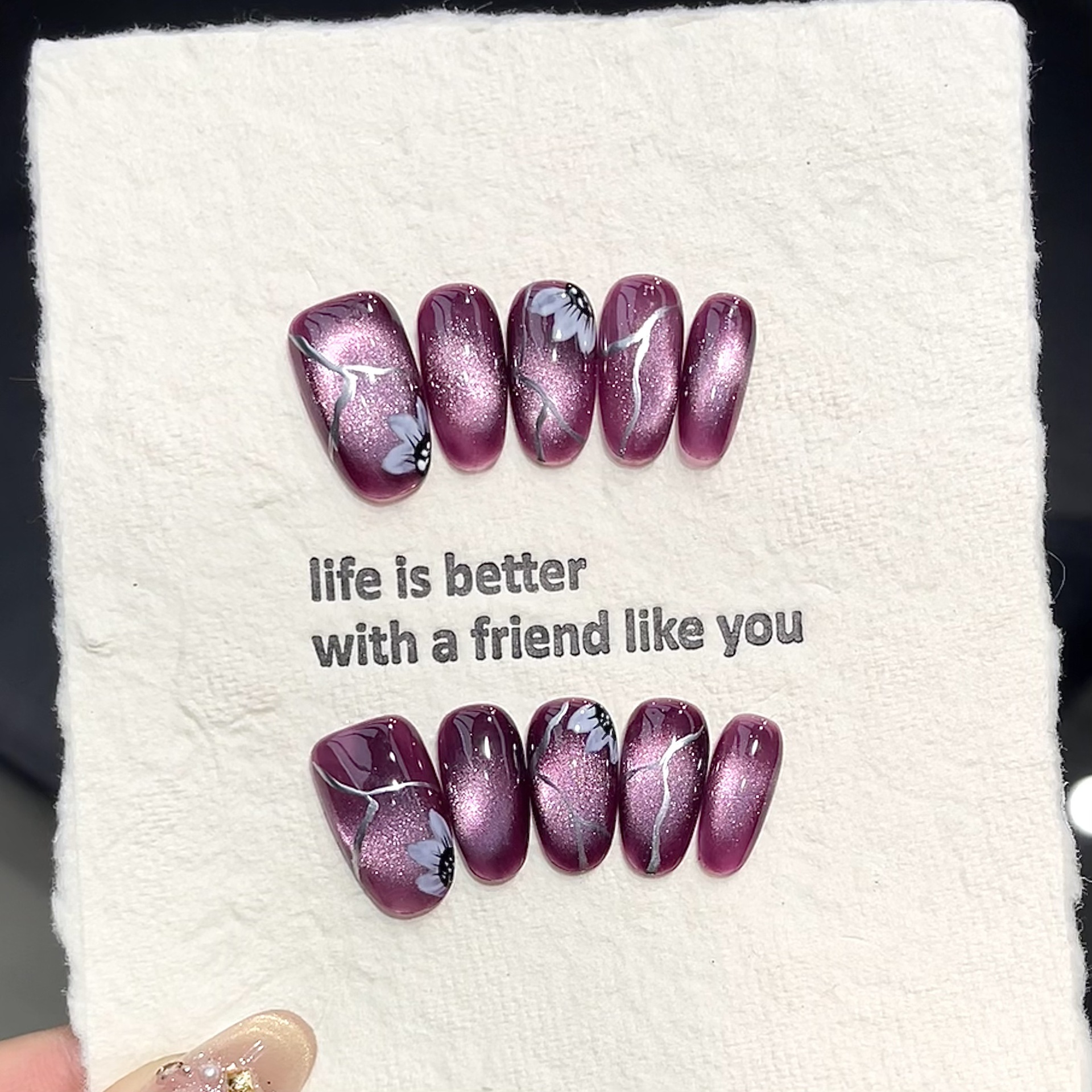 10pcs Handmade Pressed Oval Na - đánh giá và giá Resin Art Glitter