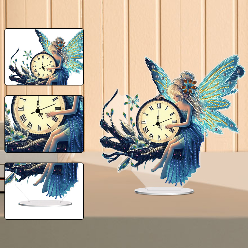Acrylic Special Shape Flower B - đánh giá và giá Resin Art Clock