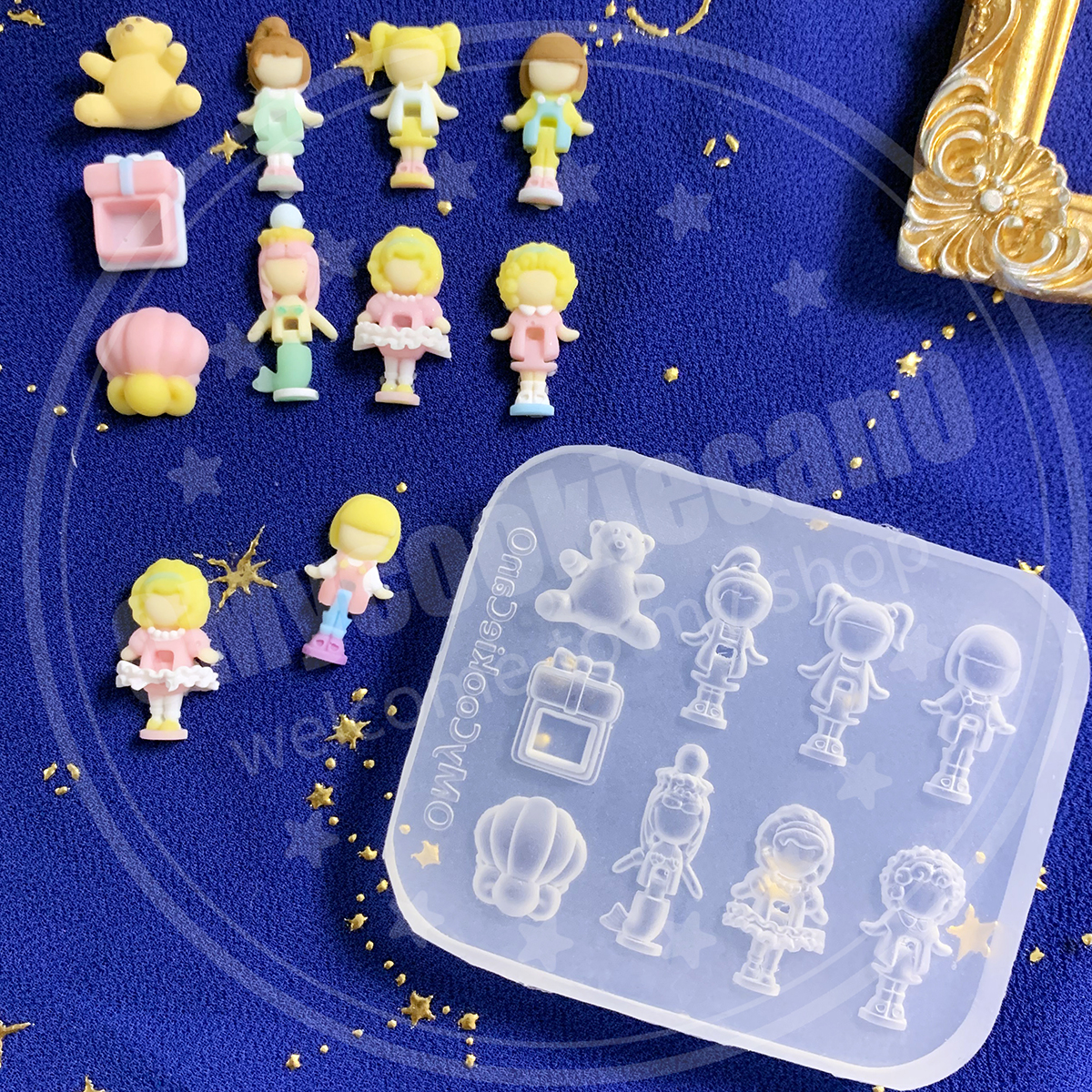 Super cute, PP pocket clear tr - đánh giá và giá Resin Art Mould