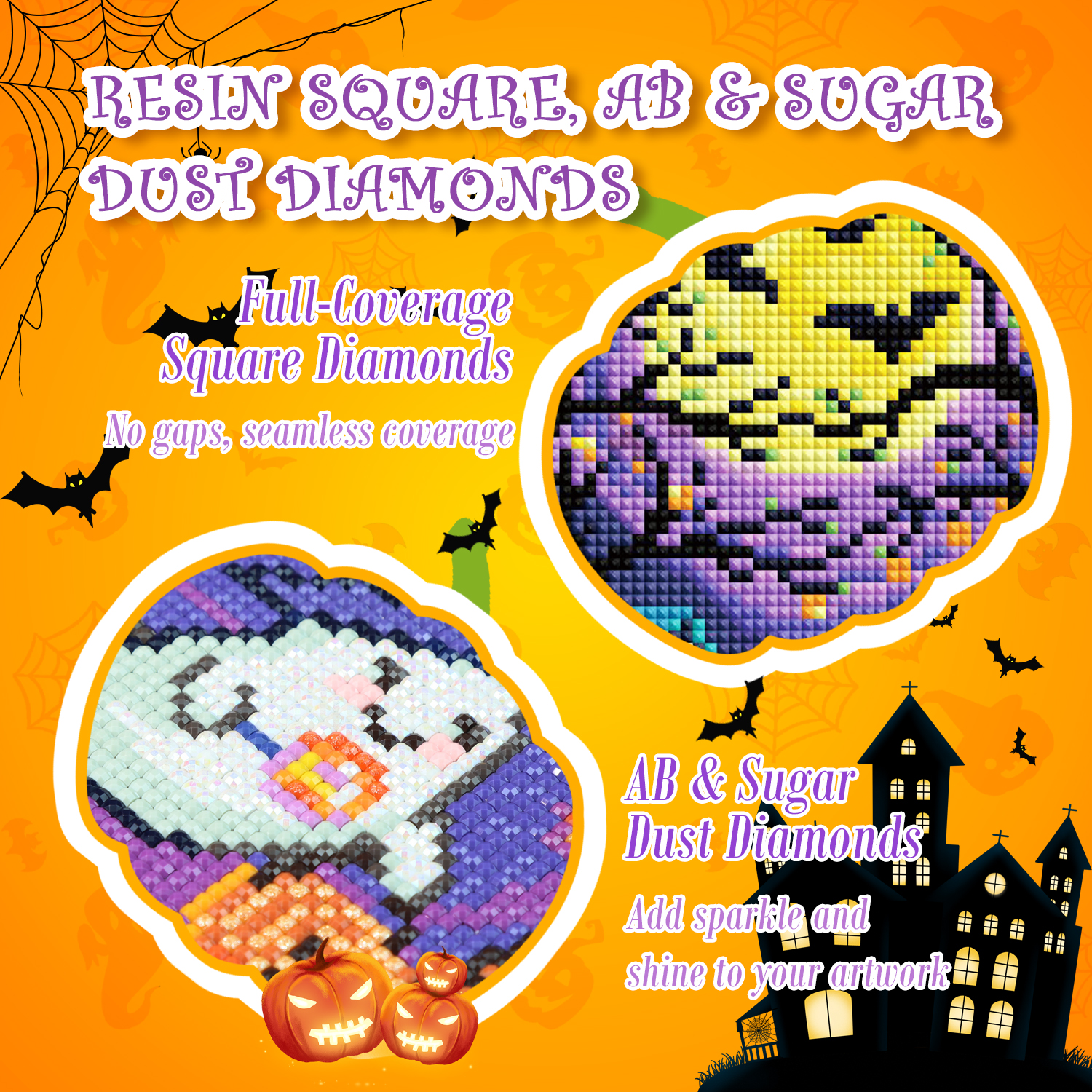 Halloween Diamond Painting Kit - đánh giá và giá Resin Art Home Decor