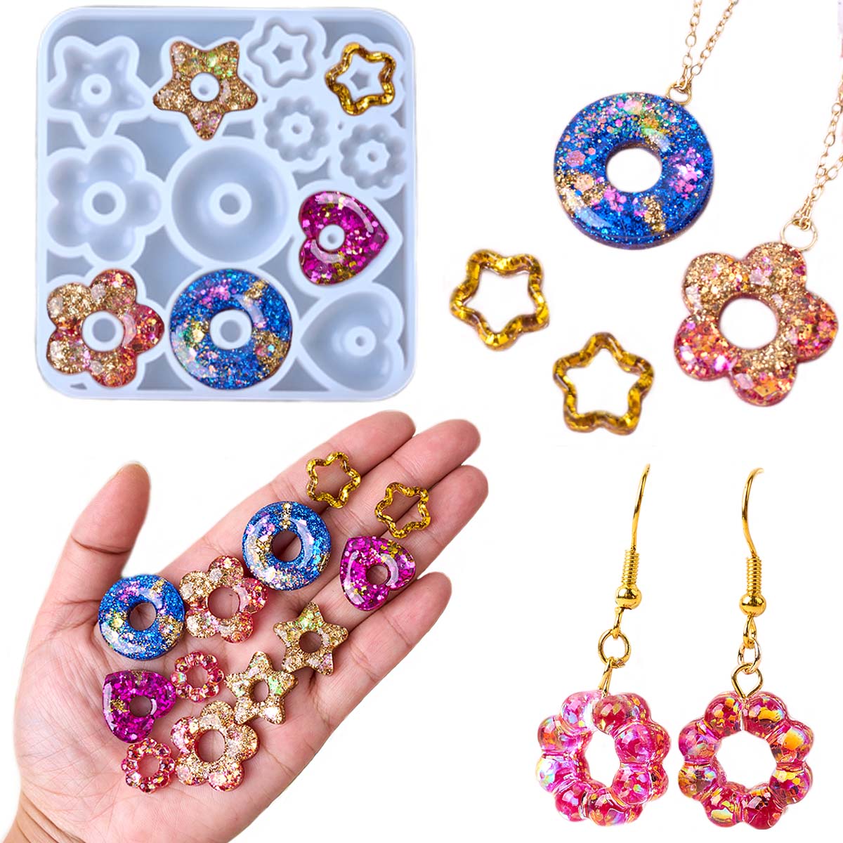 Multifuntional Jewelry Silicon - đánh giá và giá Resin Art Mould