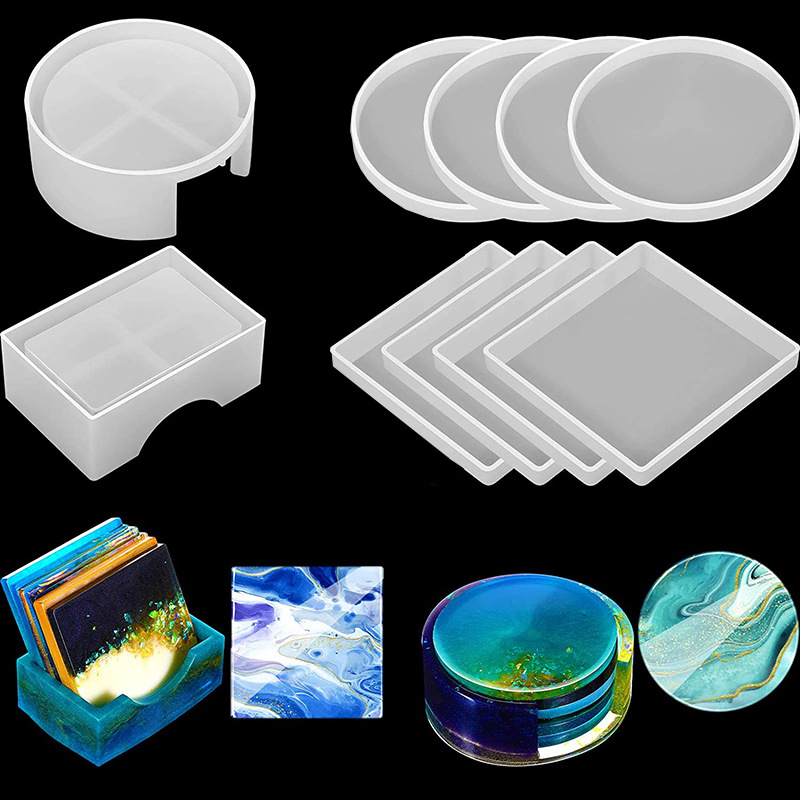 5Pcs/Set DlY Epoxy Resin Cup C - đánh giá và giá Resin Art Mould