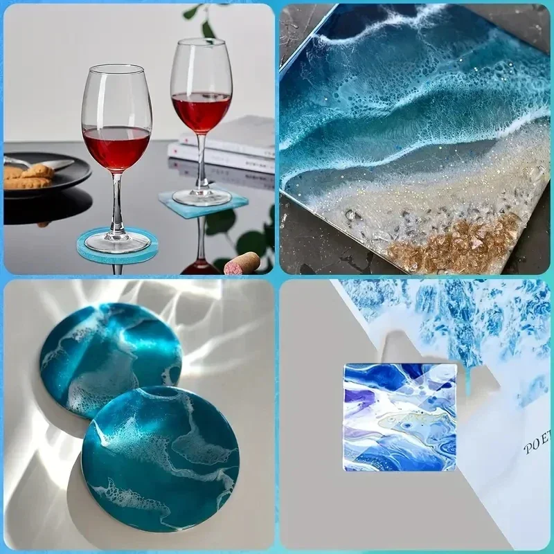 5Pcs/Set DlY Epoxy Resin Cup C - đánh giá và giá Resin Art Mould