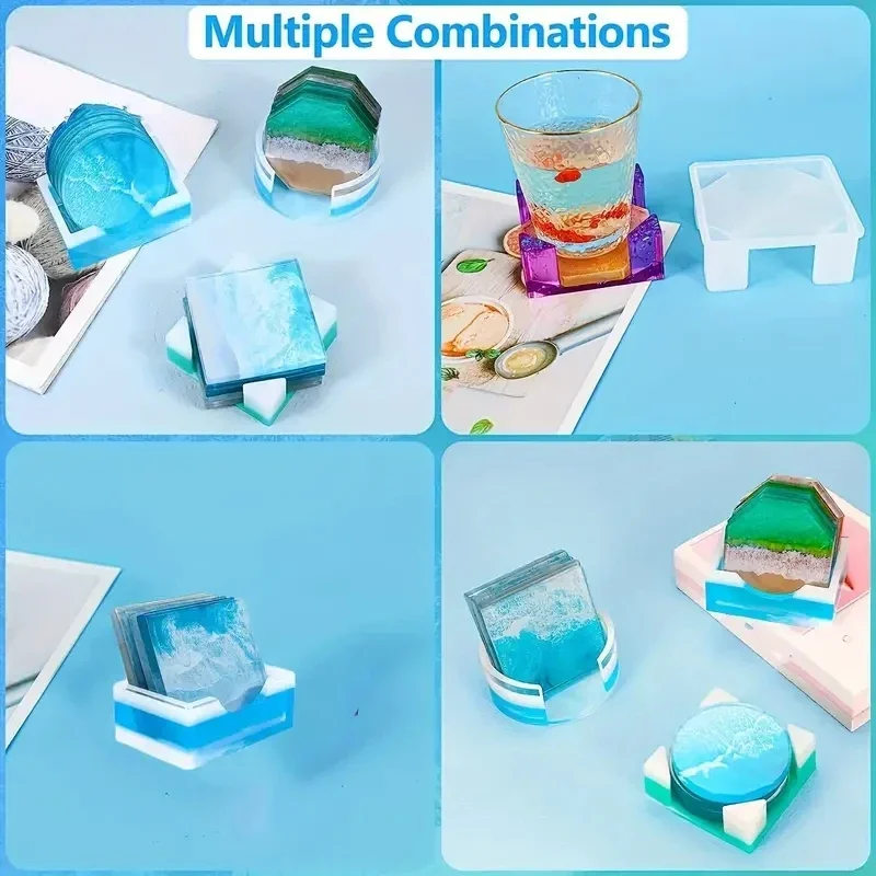 5Pcs/Set DlY Epoxy Resin Cup C - đánh giá và giá Resin Art Mould