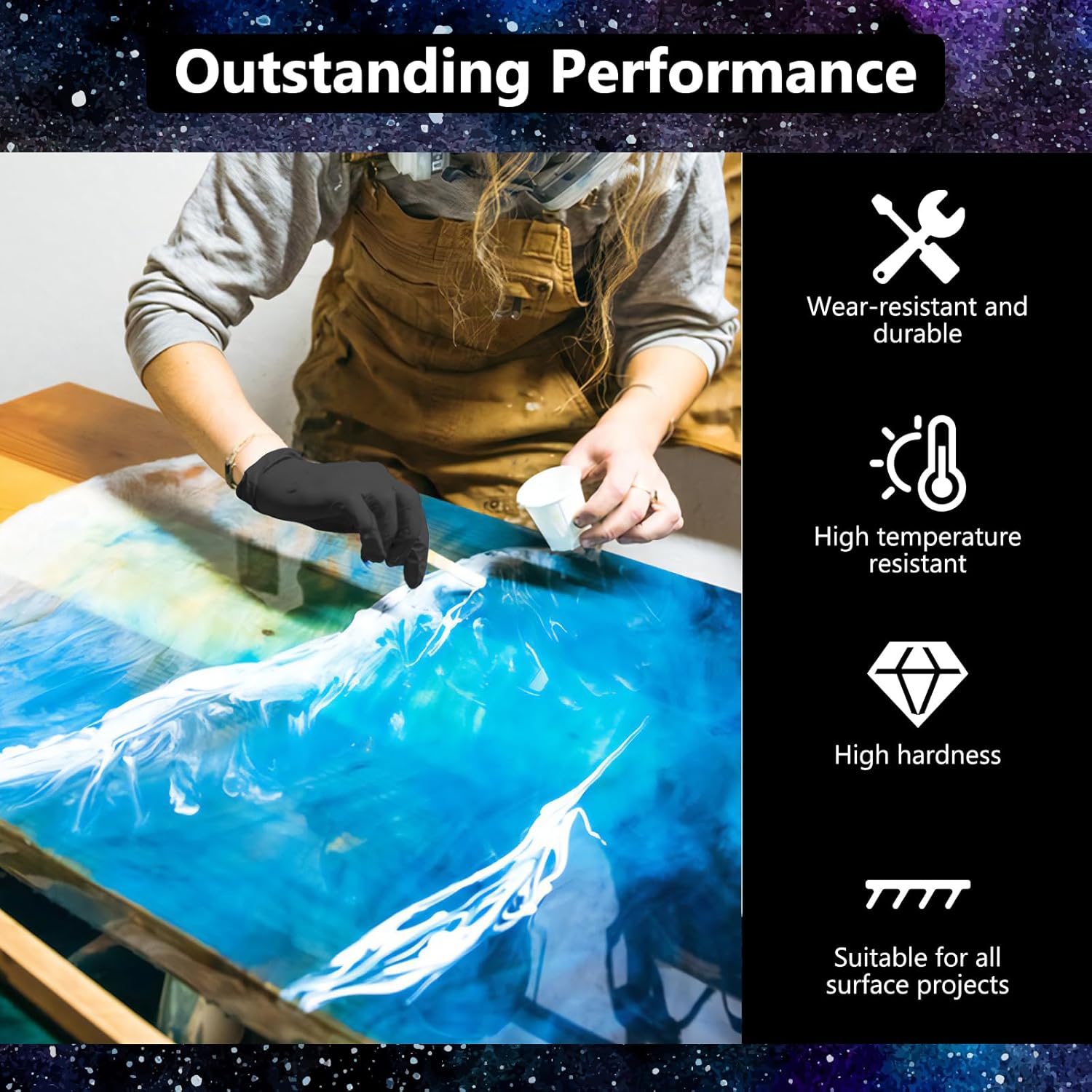 Crystal Clear Epoxy Resin Kit  - đánh giá và giá Resin Art With Wood