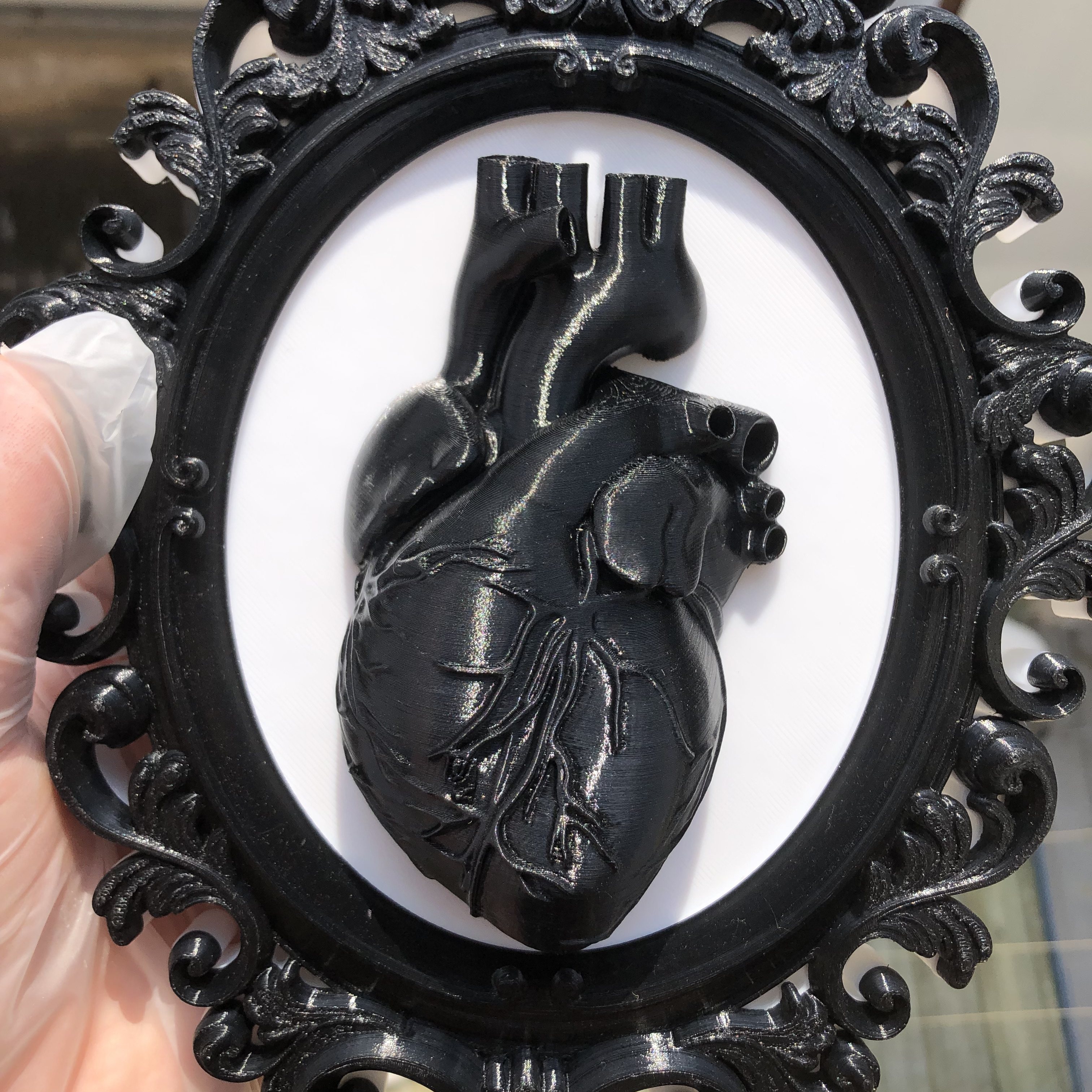 Heart Photo Frame Wall Art Dec - đánh giá và giá Resin Art Gift For Wedding
