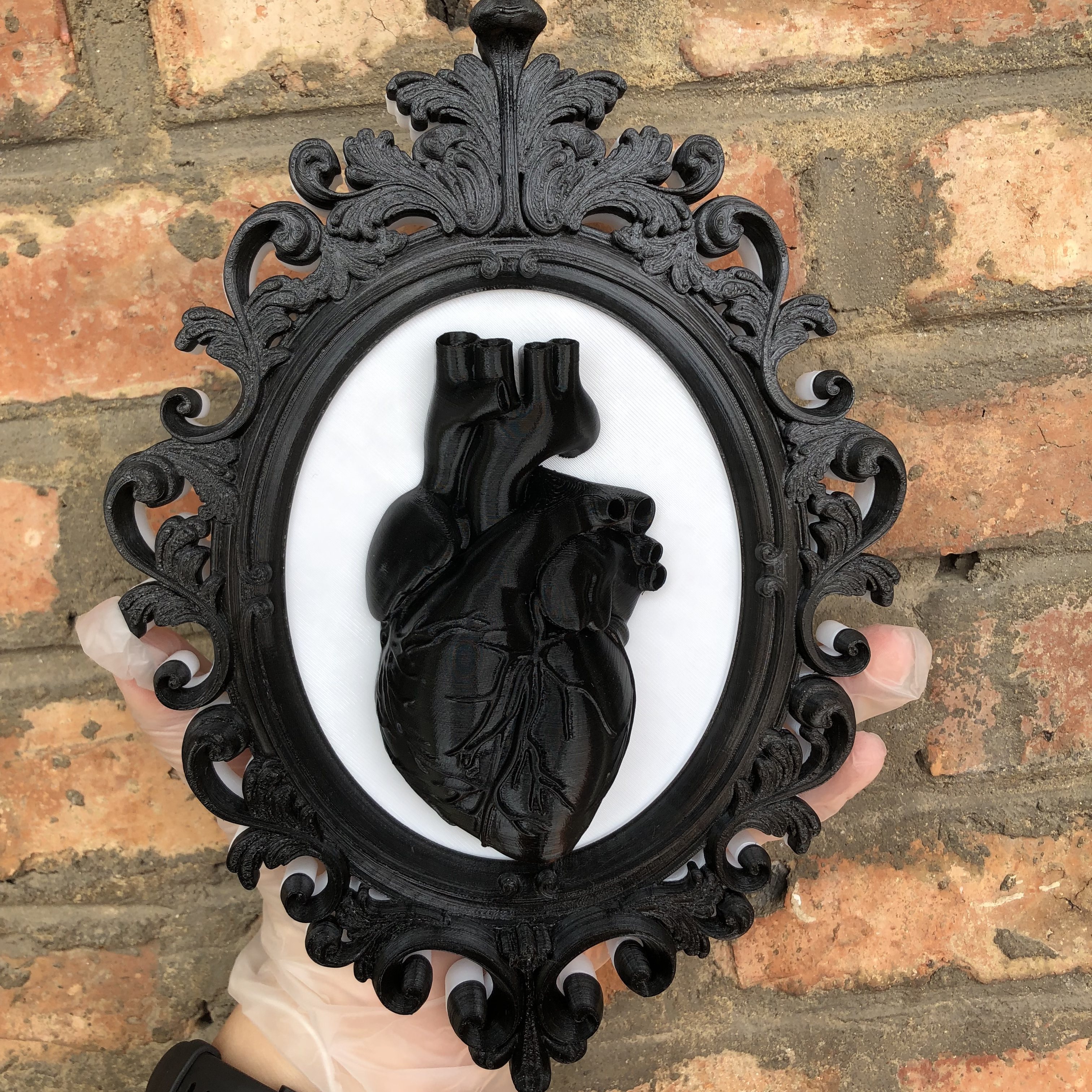 Heart Photo Frame Wall Art Dec - đánh giá và giá Resin Art Gift For Wedding