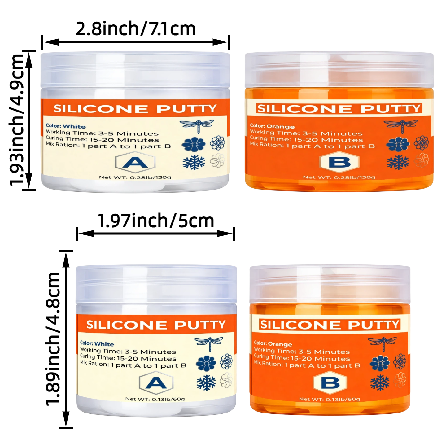 260g/120g Silicone Putty DIY C - đánh giá và giá Resin Art Guide