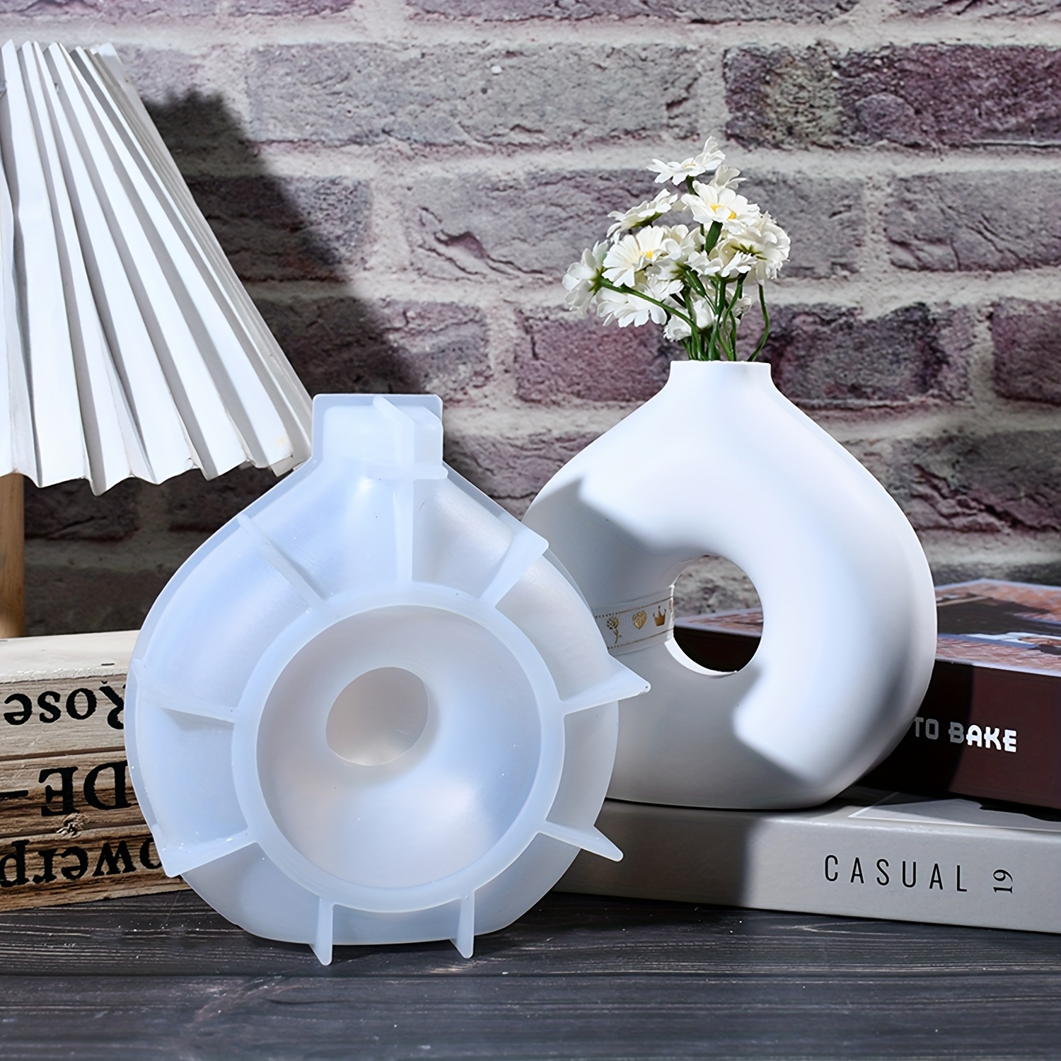 1 DIY Round Vase Silicone Moul - đánh giá và giá Resin Art Mould