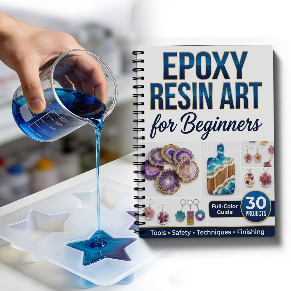 Step-by-Step Epoxy Resin Art H - đánh giá và giá Resin Art Guide Free