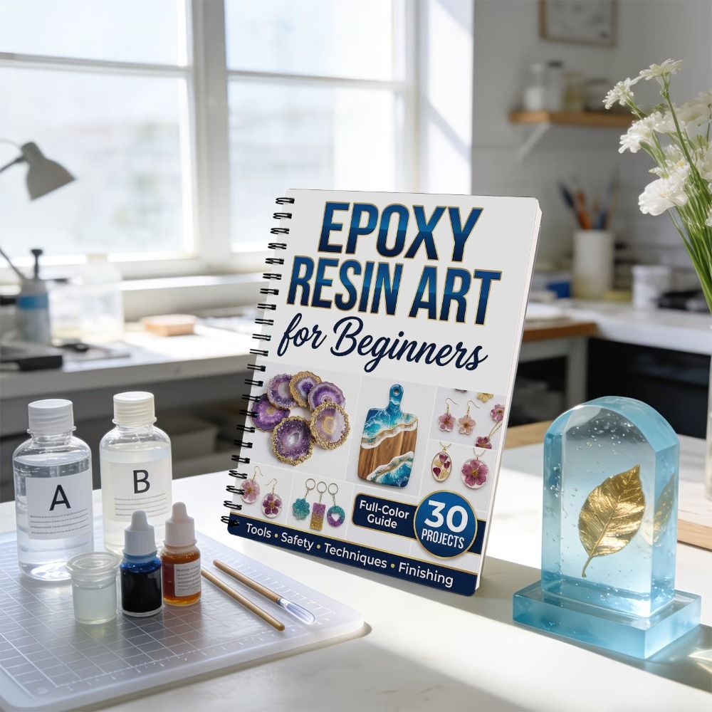 Step-by-Step Epoxy Resin Art H - đánh giá và giá Resin Art Guide Free