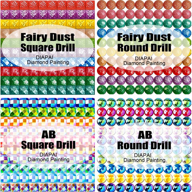 DiaPai Fairy Dust AB  Diamond  - đánh giá và giá Resin Art Clock