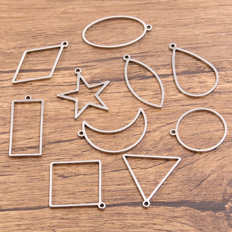 10Pcs 2 Color Stainless Steel  - đánh giá và giá Resin Art Frame