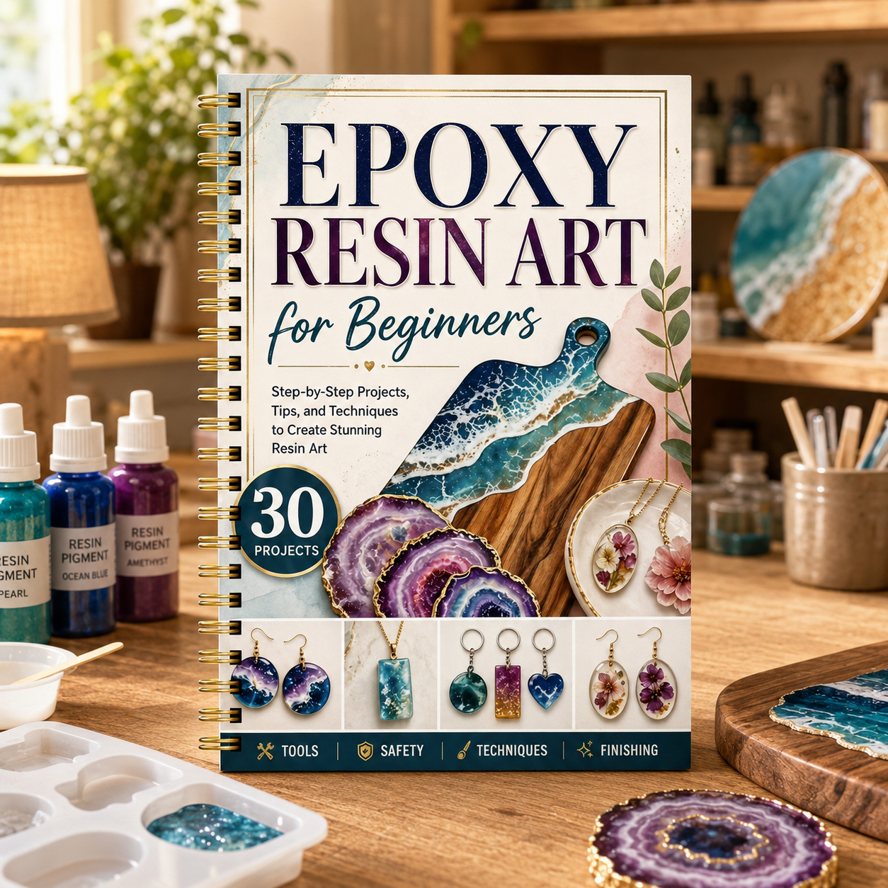 Epoxy Resin Art for Beginners: - đánh giá và giá Resin Art Guide Free