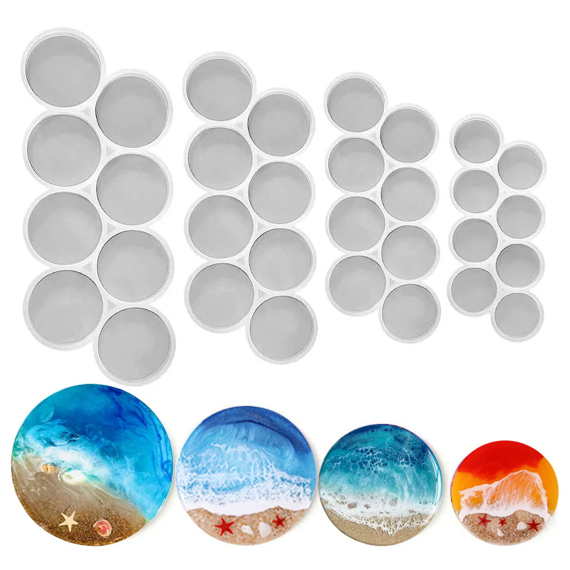1.25-2 inch Circle Grip Round  - đánh giá và giá Resin Art Guide