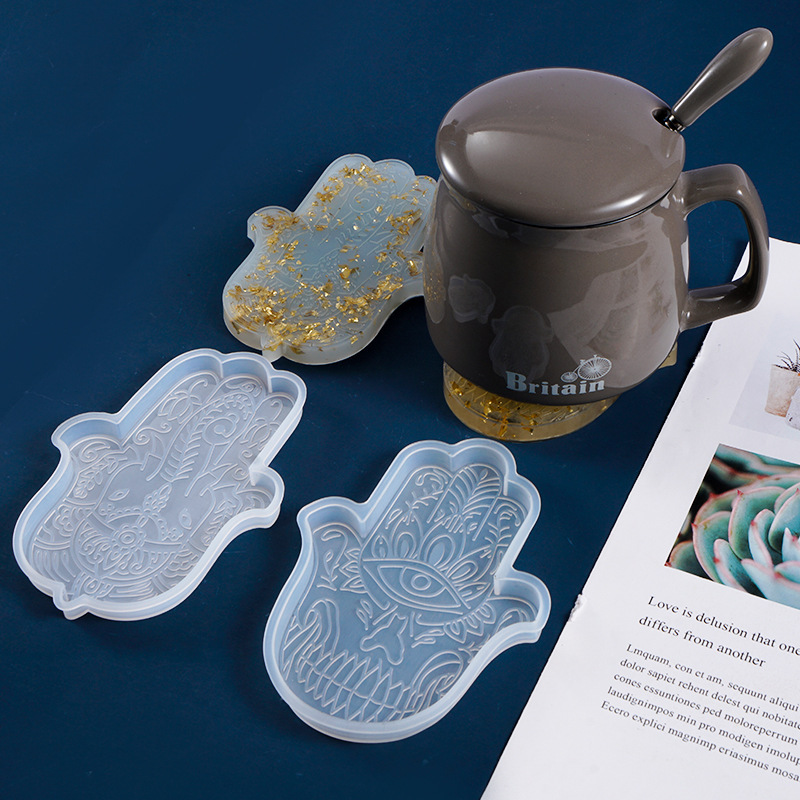1 Pcs DIY Coaster Hand of Fati - đánh giá và giá Resin Art Mould