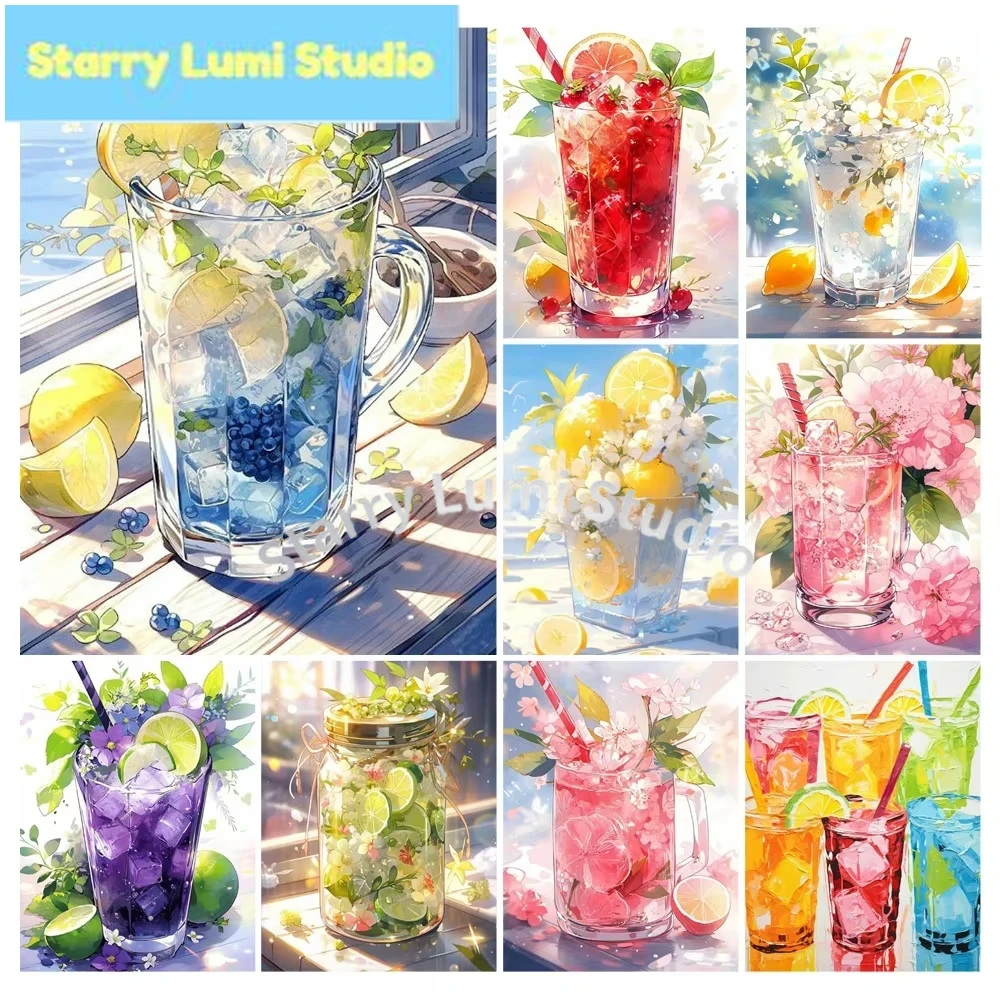 Fruit Cup 5D DIY Diamond Paint - đánh giá và giá Resin Art Home Decor