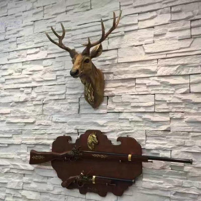 60/80CM American Deer Head Wal - đánh giá và giá Background Resin Art
