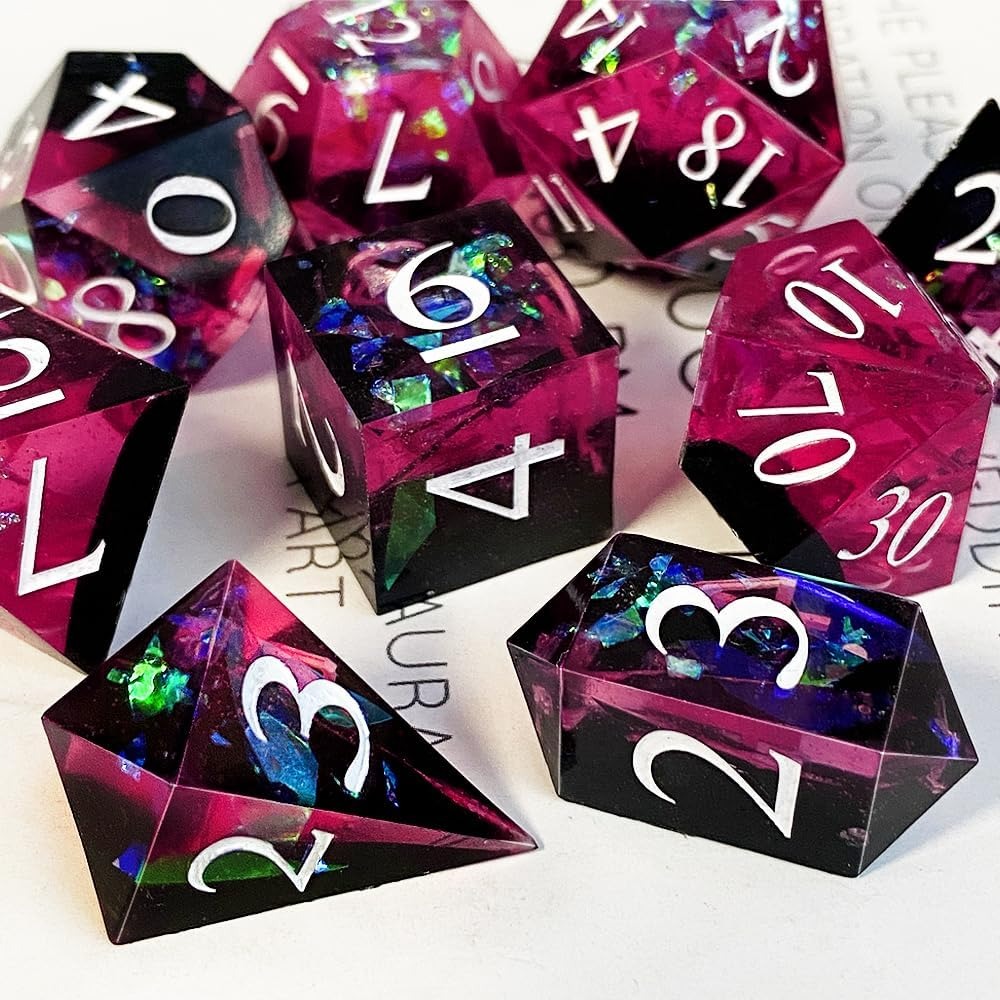 DIY DND Sharp Edge Dice Silico - đánh giá và giá Resin Art Template