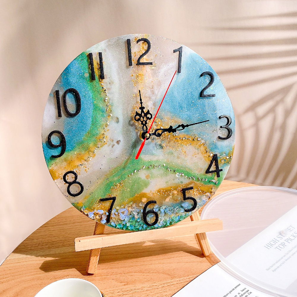 DM283 Round Roman Numerals Epo - đánh giá và giá Resin Art Clock