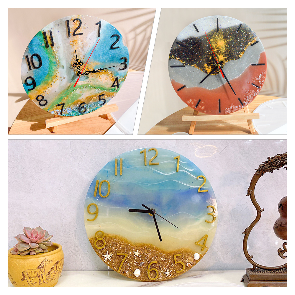 DM283 Round Roman Numerals Epo - đánh giá và giá Resin Art Clock