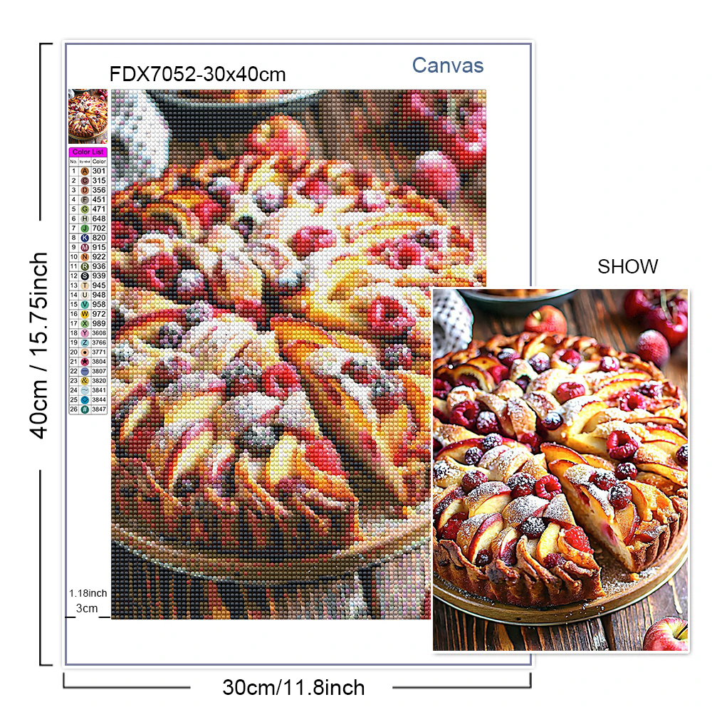 Fruit Diamond Painting Delicio - đánh giá và giá Resin Art Home Decor