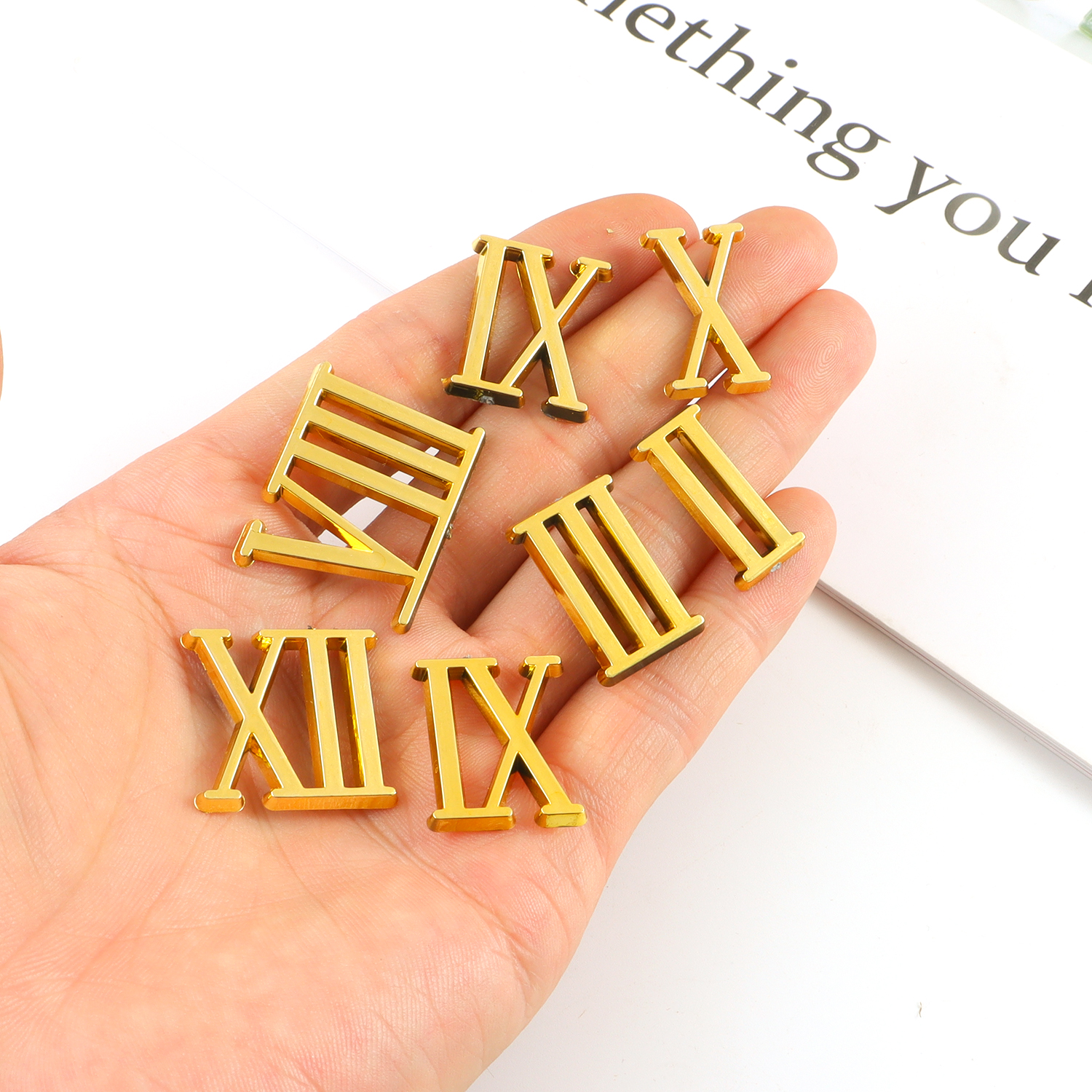 Clock Numerals Arabic Roman Nu - đánh giá và giá Resin Art Clock