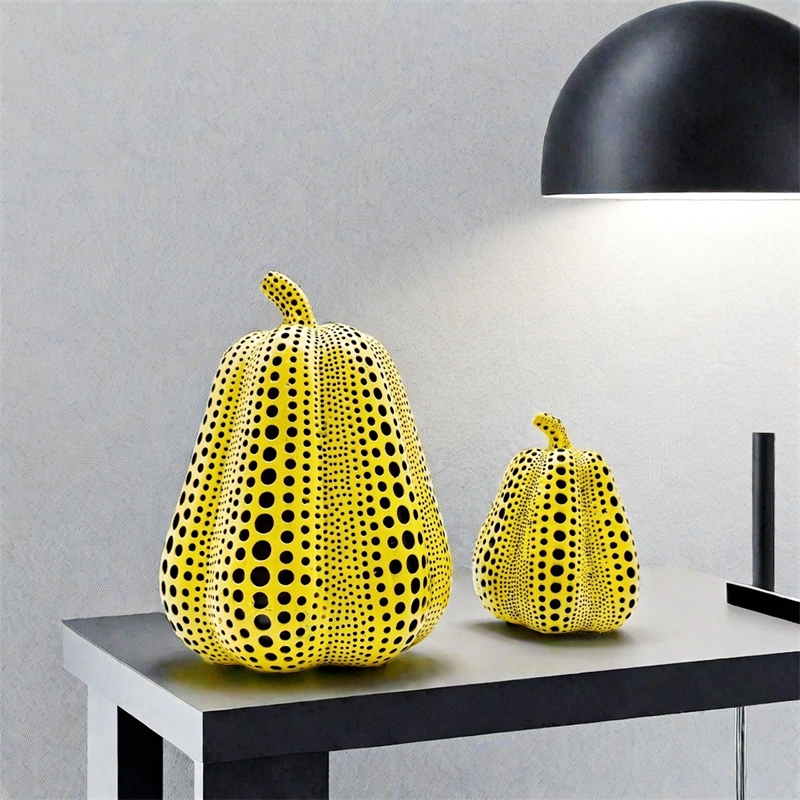 Yellow Pumpkin Resin Pigeon Ow - đánh giá và giá Resin Art Gift For Wedding