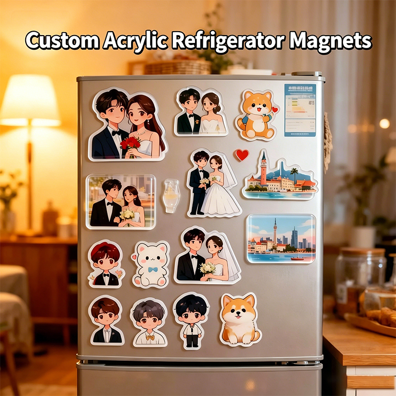 Custom Photo Acrylic Refrigera - đánh giá và giá Resin Art Name