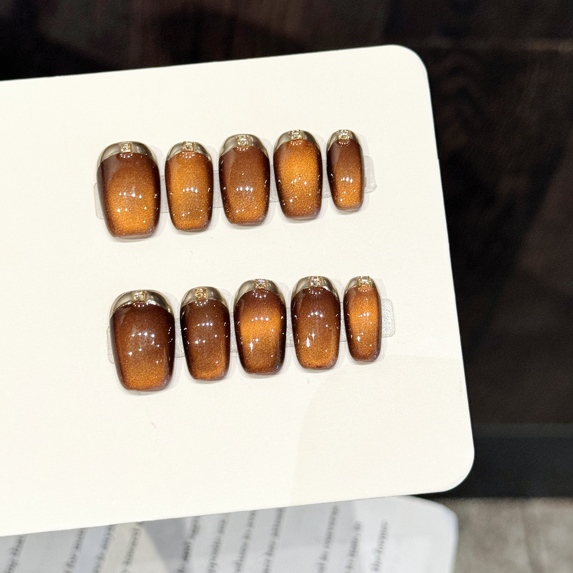 10PCS Square Handmade Press On - đánh giá và giá Resin Art Glitter