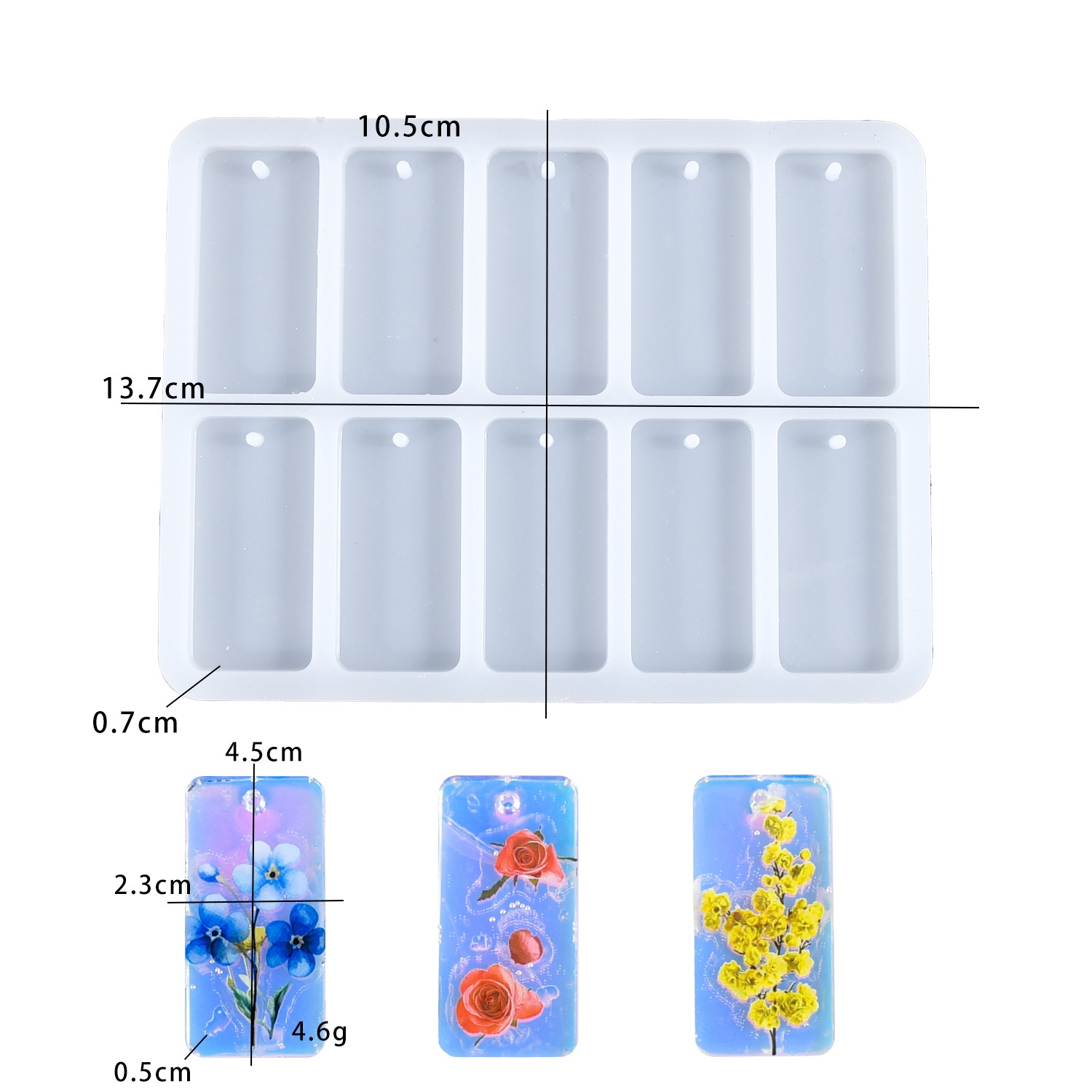 DIY epoxy resin mold 10-connec - đánh giá và giá Resin Art Guide