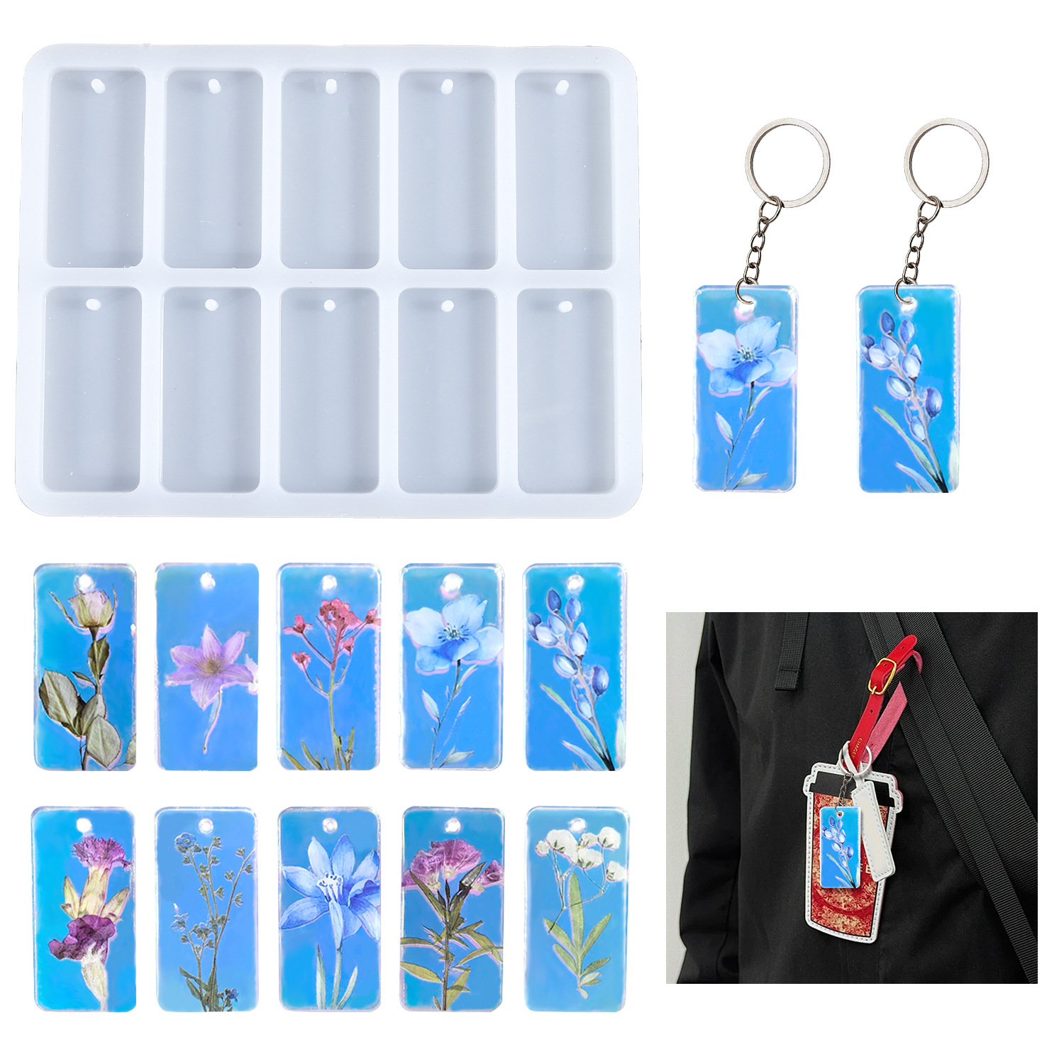 DIY epoxy resin mold 10-connec - đánh giá và giá Resin Art Guide