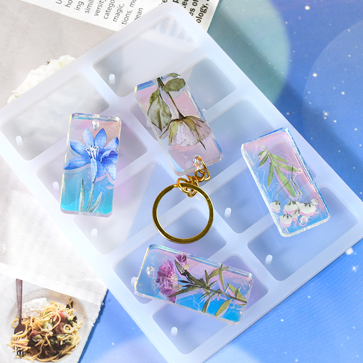 DIY epoxy resin mold 10-connec - đánh giá và giá Resin Art Guide