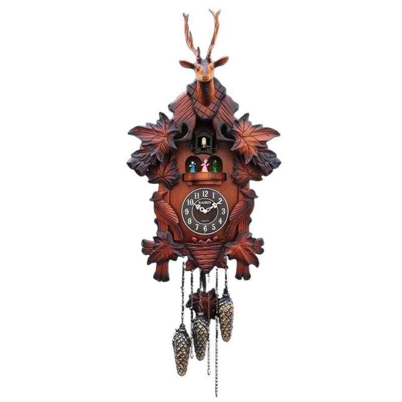 Cuckoo Wall Clock Solid Wood C - đánh giá và giá Resin Art Clock