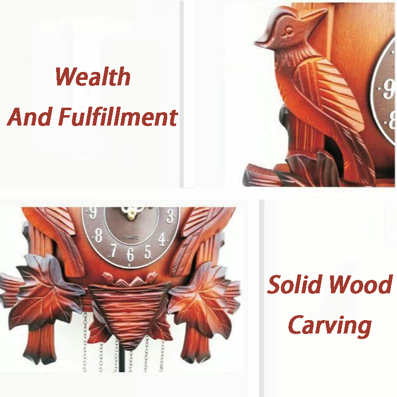 Cuckoo Wall Clock Solid Wood C - đánh giá và giá Resin Art Clock