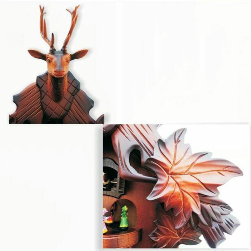 Cuckoo Wall Clock Solid Wood C - đánh giá và giá Resin Art Clock