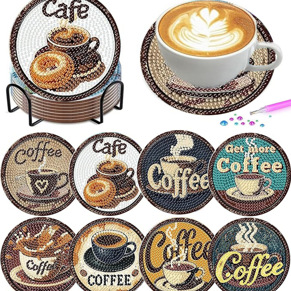 8 Pieces/Set of Diamond Painte - đánh giá và giá Resin Art Diy