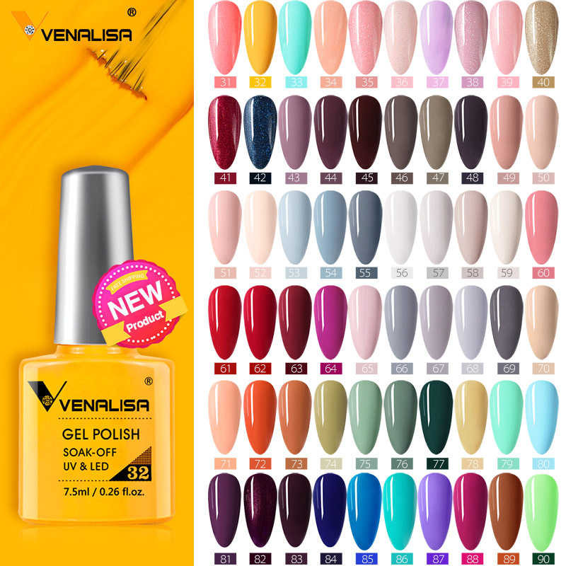VENALISA Nail Gel Polish Semi  - đánh giá và giá Resin Art Varnish