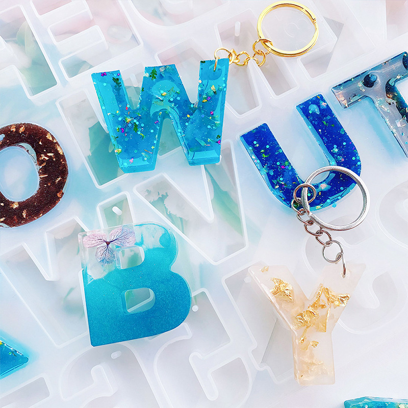 Alphabet Epoxy Resin Silicone  - đánh giá và giá Resin Art Template