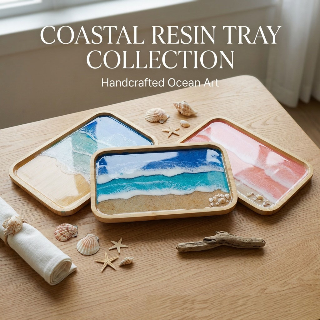 Epoxy Resin Ocean Art Decorati - đánh giá và giá Resin Art With Wood