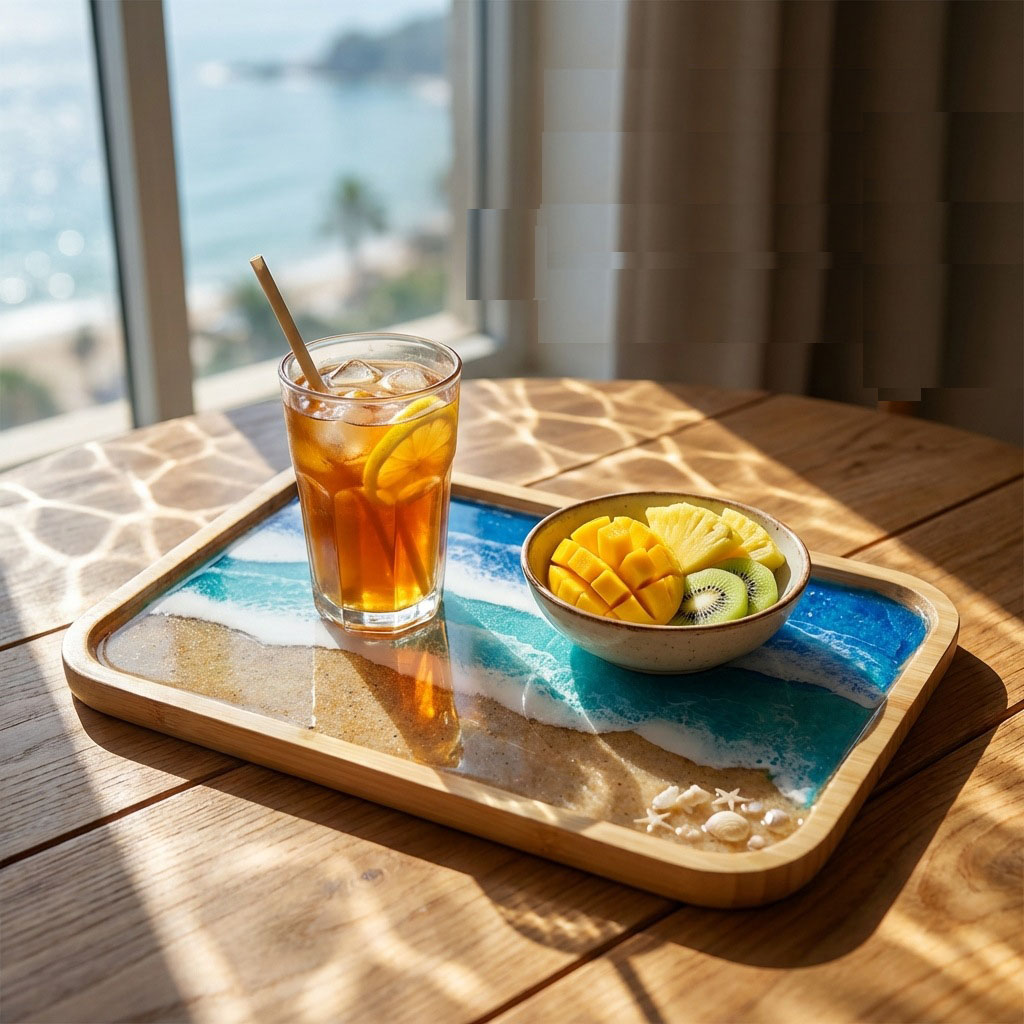 Epoxy Resin Ocean Art Decorati - đánh giá và giá Resin Art With Wood